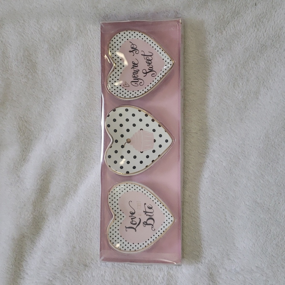 JT ROSE Mini Heart Dishes